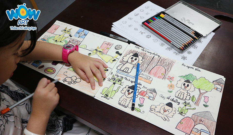 Lựa chọn Lớp dạy vẽ truyện tranh ở TPHCM Chất lượng cao và uy tín