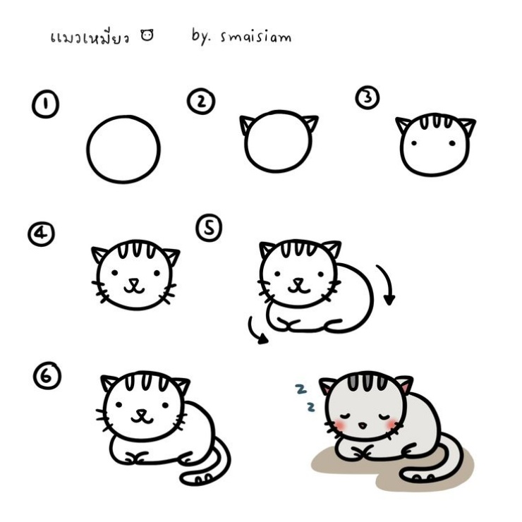 Dạy Bé Vẽ Mèo Cực Đơn Giản | Trung Tâm Vẽ Sáng Tạo Wow Art