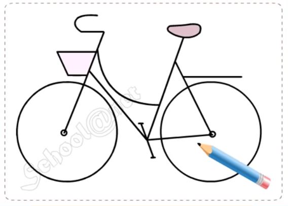 Hướng dẫn các vẽ xe đạp đơn giản với 9 bước cơ bản